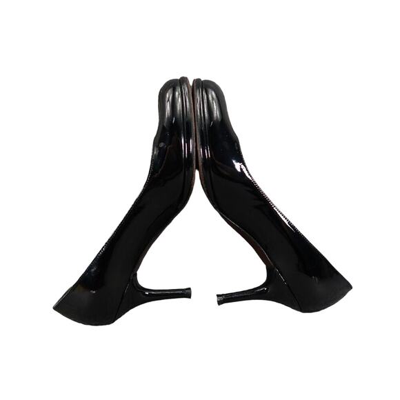 Stuart Weitzman Shoe Women 7 Pumps Platform Stiletto Patent Leather Formal Black - Picture 10 of 15
